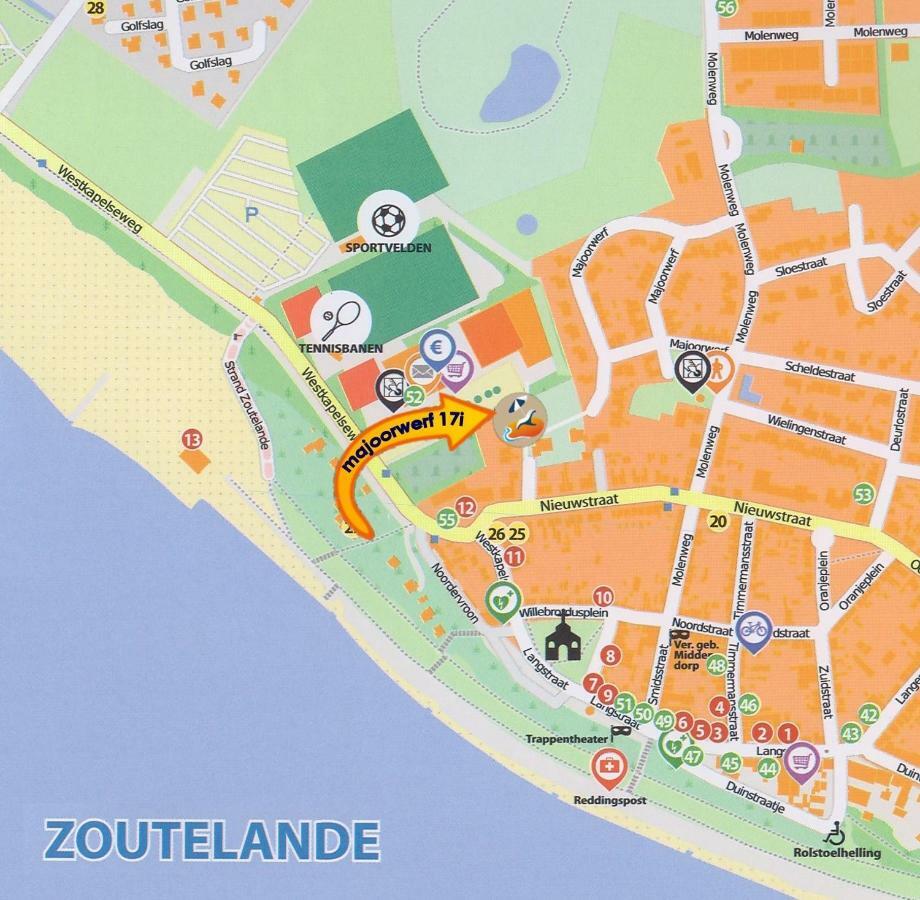 Vakantiewoning Aan Zee Zoutelande Eksteriør billede
